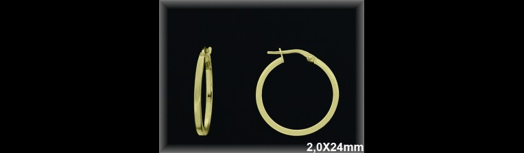 Mayorista de Plata de Aros ref AL504CC  Aros de Plata al por Mayor
