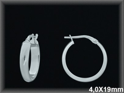 Mayorista de Plata de Aros ref AL509BD  Aros de Plata al por Mayor