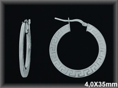 Mayorista de Plata de Aros ref AL238ED  Aros de Plata al por Mayor