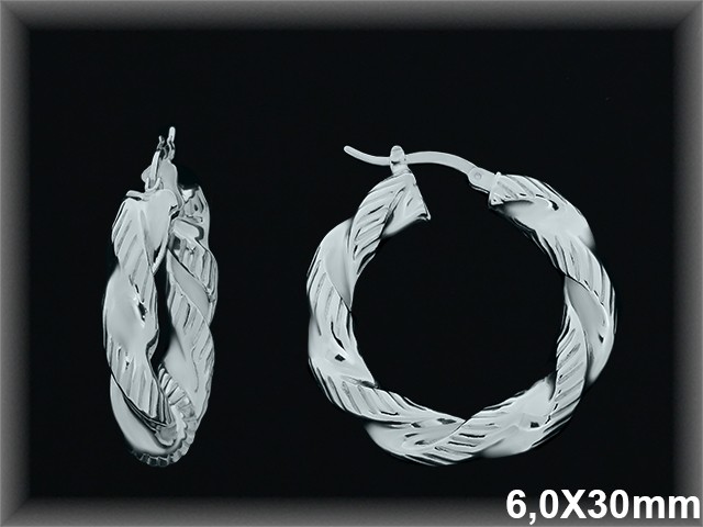 Aros de Plata al Por Mayor ref AL550E  Mayorista de Aros de Plata
