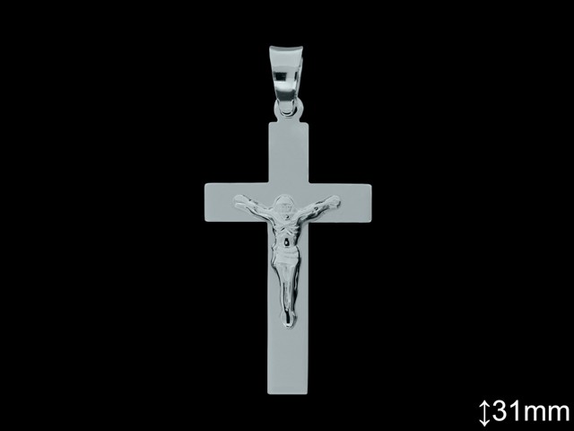 Cruces de Plata al Por Mayor ref 4018L31  Mayorista de Cruces de Plata