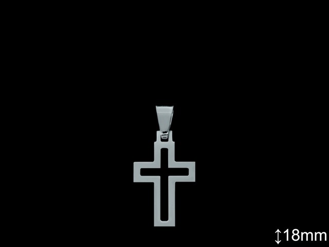 Cruces de Plata al Por Mayor ref 4222D18  Mayorista de Cruces de Plata