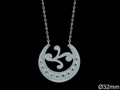Colgantes Aros Argollas Canarias Plata al por Mayor ref 7147b