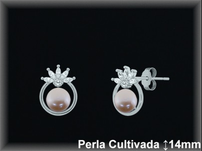 Pendientes de Plata al Por Mayor ref R8664C  Mayorista de pendientes de Plata