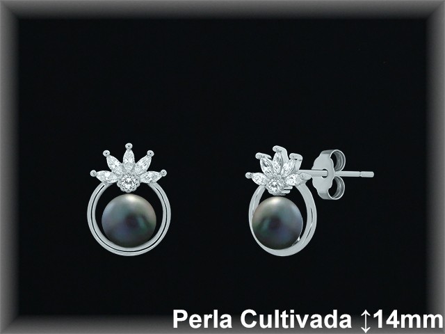 Pendientes de Plata al Por Mayor ref R8664G  Mayorista de pendientes de Plata
