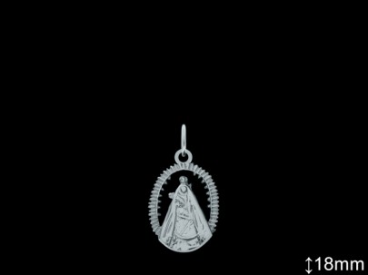 Medallas de Plata al Por Mayor ref 33110 | Mayorista Medallas Plata