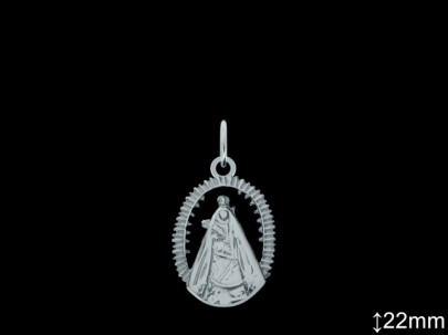Medallas de Plata al Por Mayor ref 33111 | Mayorista Medallas Plata
