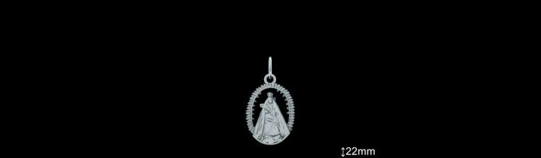 Medallas de Plata al Por Mayor ref 33111 | Mayorista Medallas Plata