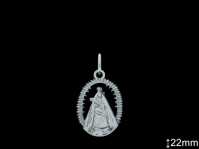 Medallas de Plata al Por Mayor ref 33111 | Mayorista Medallas Plata