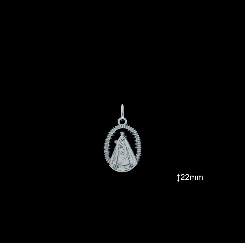Medallas de Plata al Por Mayor ref 33111 | Mayorista Medallas Plata