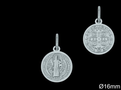 Medallas de Plata al Por Mayor ref 33L605D16 | Mayorista Medallas Plata