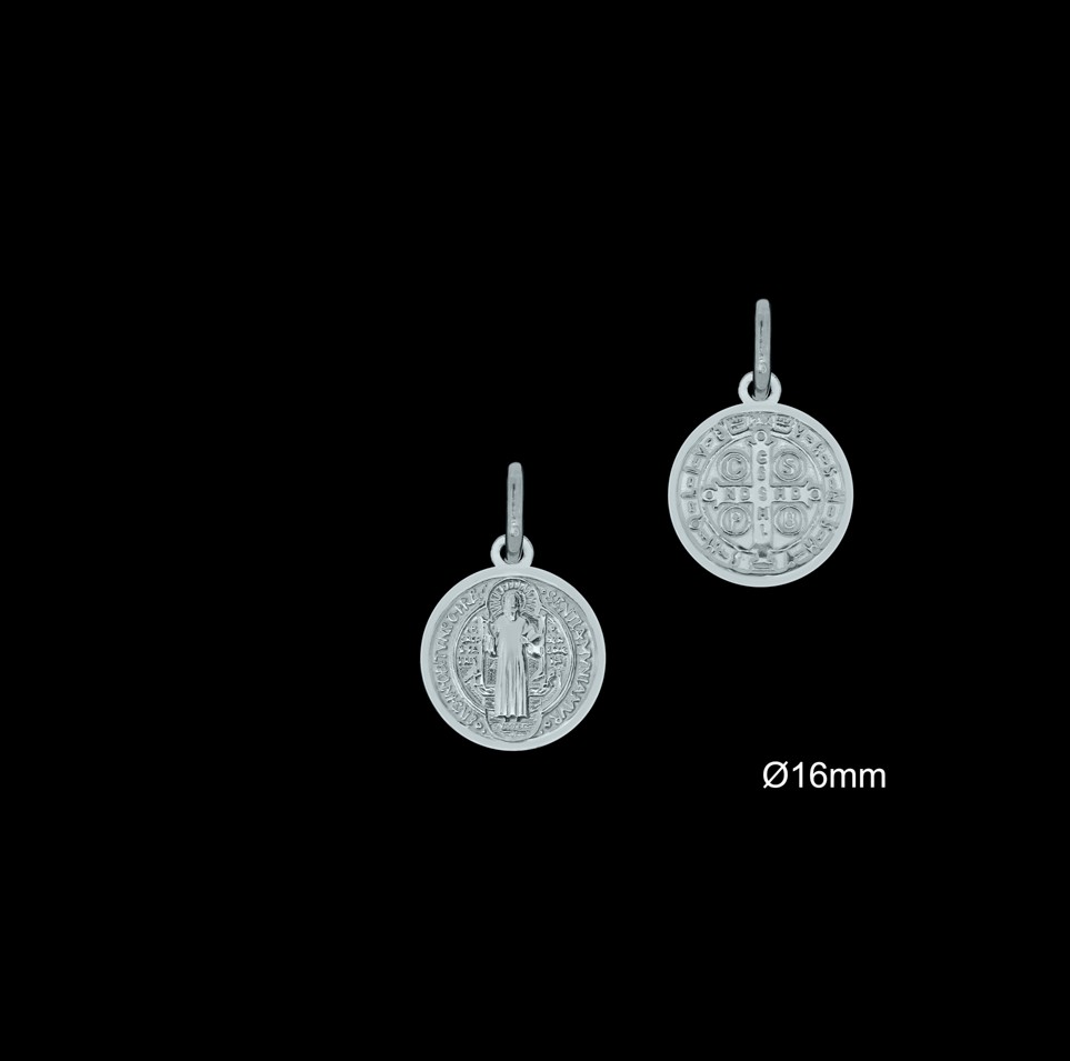 Medallas de Plata al Por Mayor ref 33L605D16 | Mayorista Medallas Plata