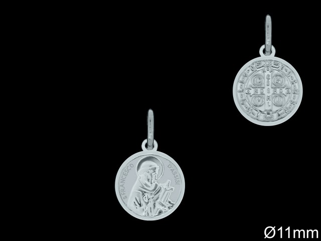 Medallas de Plata al Por Mayor ref 33L614 | Mayorista Medallas Plata