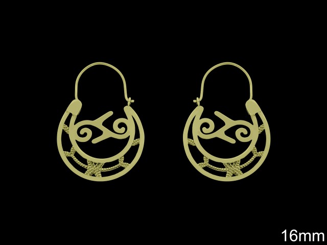 Argolla Canaria de Plata al Por Mayor ref A8142A  Mayorista de Argollas Canarias