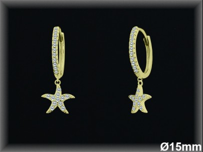 Aros de Plata al Por Mayor ref AZ174C  Mayorista de Aros de Plata