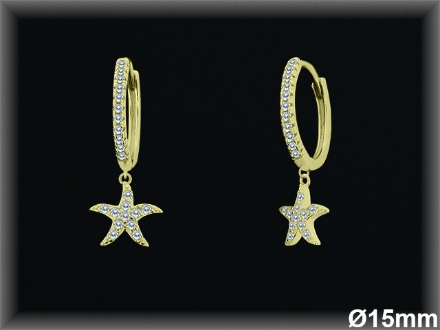Aros de Plata al Por Mayor ref AZ174C  Mayorista de Aros de Plata