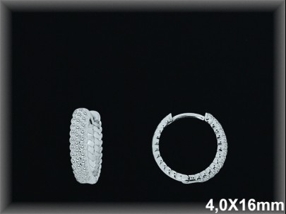 Mayorista de Plata de Aros ref AZ341  Aros de Plata al por Mayor
