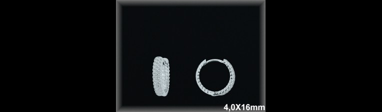 Mayorista de Plata de Aros ref AZ341  Aros de Plata al por Mayor