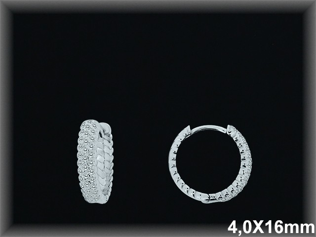 Mayorista de Plata de Aros ref AZ341  Aros de Plata al por Mayor