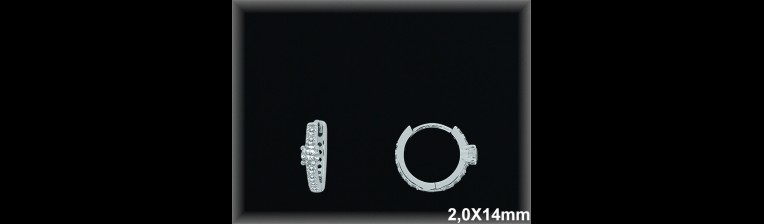 Mayorista de Plata de Aros ref AZ346  Aros de Plata al por Mayor