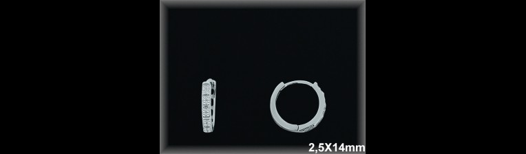 Mayorista de Plata de Aros ref AZ364  Aros de Plata al por Mayor