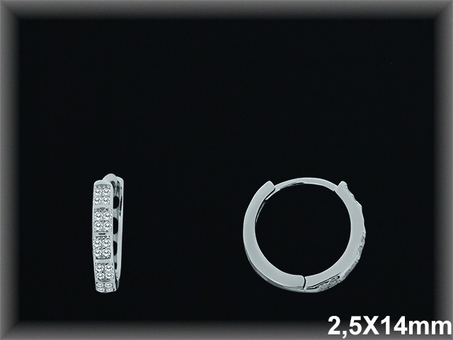 Mayorista de Plata de Aros ref AZ364  Aros de Plata al por Mayor