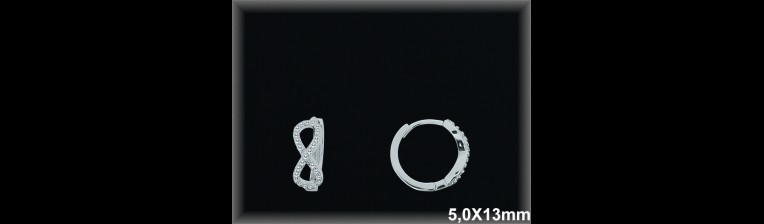 Mayorista de Plata de Aros ref AZ370  Aros de Plata al por Mayor