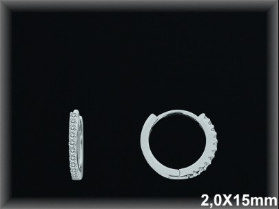 Mayorista de Plata de Aros ref AZ386  Aros de Plata al por Mayor