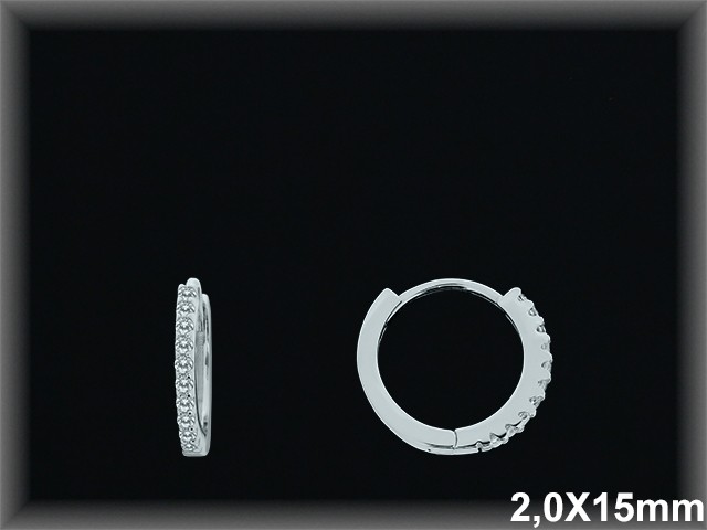 Mayorista de Plata de Aros ref AZ386  Aros de Plata al por Mayor
