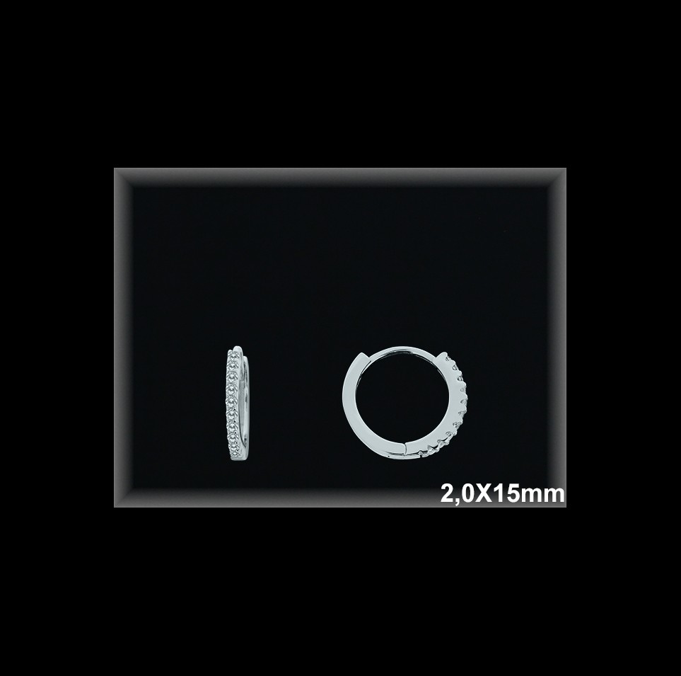 Mayorista de Plata de Aros ref AZ386  Aros de Plata al por Mayor