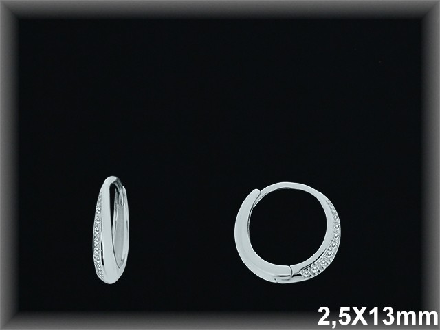 Mayorista de Plata de Aros ref AZ387  Aros de Plata al por Mayor