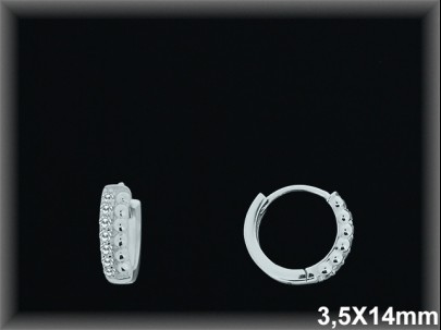 Mayorista de Plata de Aros ref AZ389  Aros de Plata al por Mayor