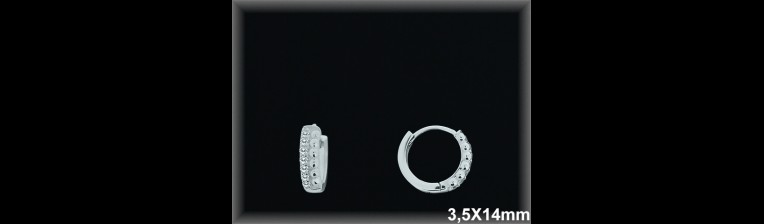 Mayorista de Plata de Aros ref AZ389  Aros de Plata al por Mayor