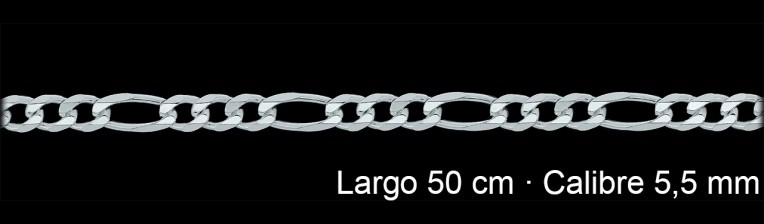 Cadena Plata 925 Programada 3 1 50 Cm 5 5 Mm | Mayorista