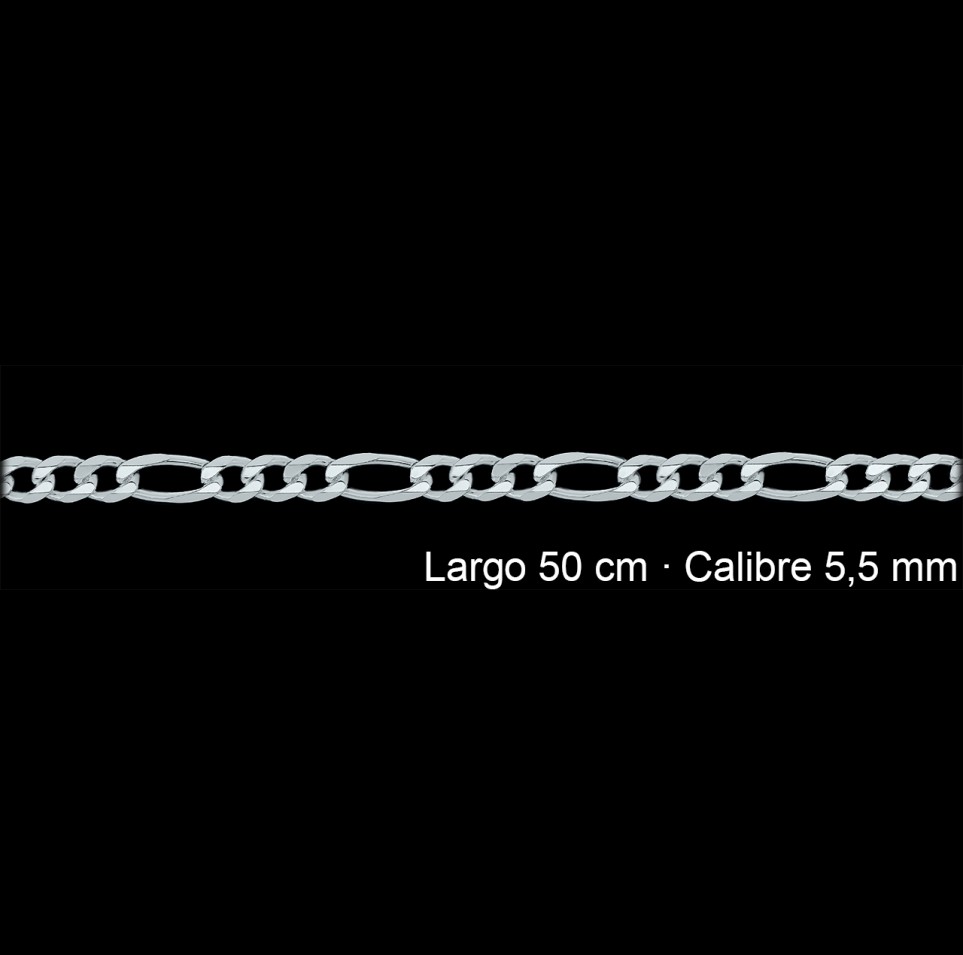 Cadena Plata 925 Programada 3 1 50 Cm 5 5 Mm | Mayorista