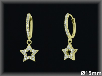 Aros de Plata al Por Mayor ref AZ179C  Mayorista de Aros de Plata