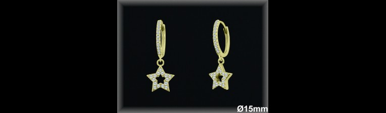 Aros de Plata al Por Mayor ref AZ179C  Mayorista de Aros de Plata
