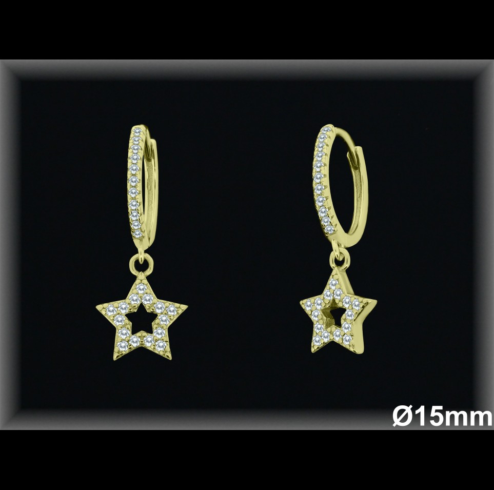 Aros de Plata al Por Mayor ref AZ179C  Mayorista de Aros de Plata