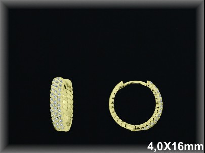 Mayorista de Plata de Aros ref AZ341C  Aros de Plata al por Mayor