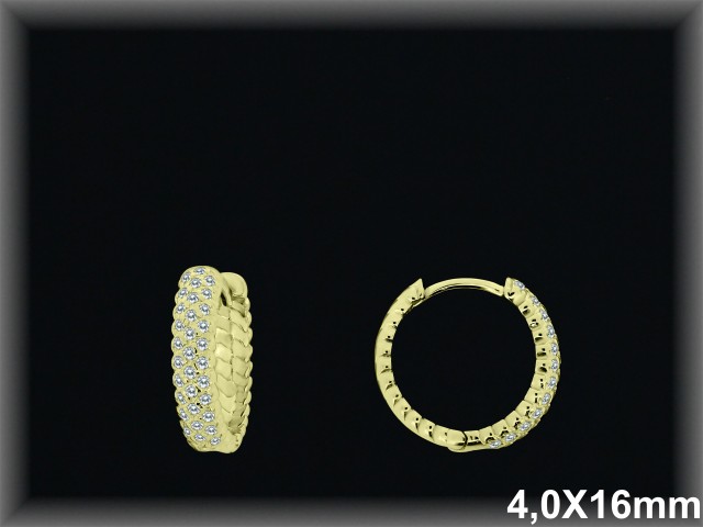 Mayorista de Plata de Aros ref AZ341C  Aros de Plata al por Mayor