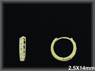 Mayorista de Plata de Aros ref AZ364C  Aros de Plata al por Mayor