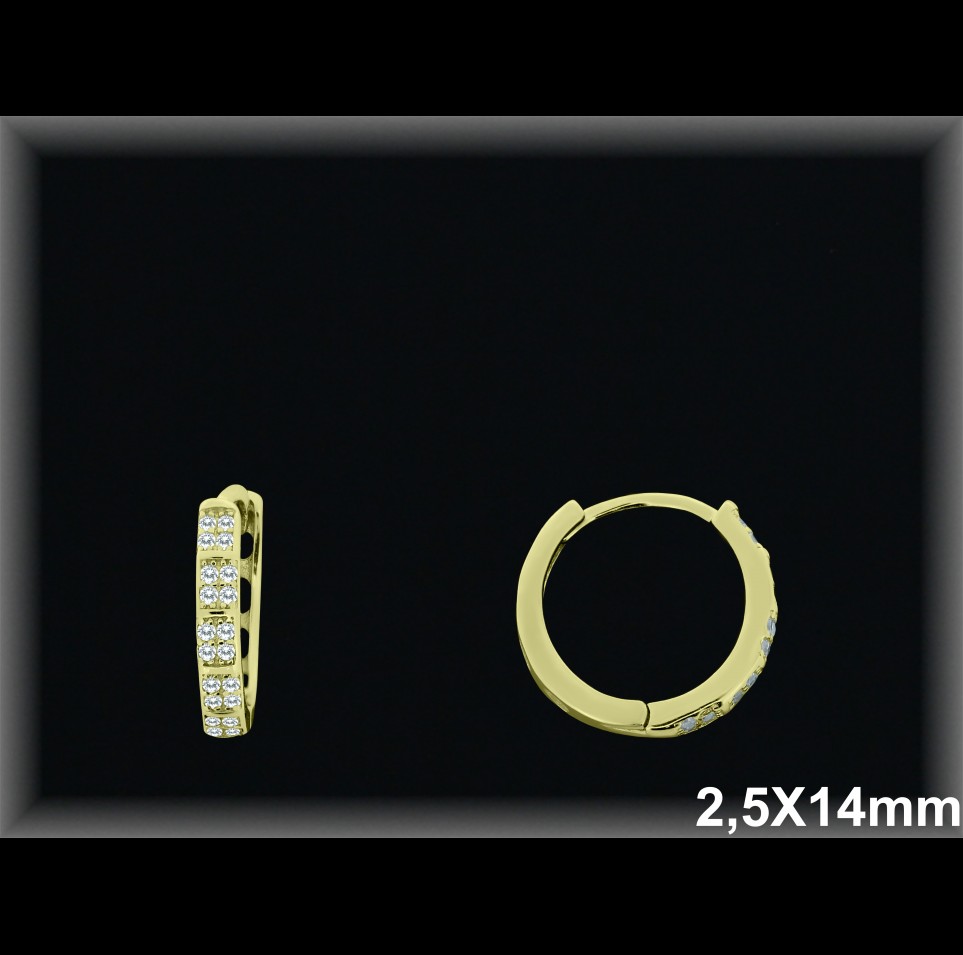 Mayorista de Plata de Aros ref AZ364C  Aros de Plata al por Mayor