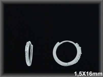 Mayorista de Plata de Aros ref AZ388  Aros de Plata al por Mayor