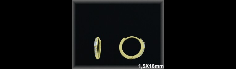 Mayorista de Plata de Aros ref AZ388C  Aros de Plata al por Mayor