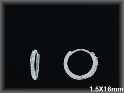 Mayorista de Plata de Aros ref AZ388G  Aros de Plata al por Mayor