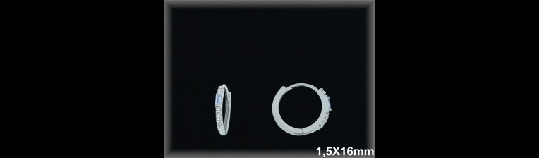 Mayorista de Plata de Aros ref AZ388G  Aros de Plata al por Mayor