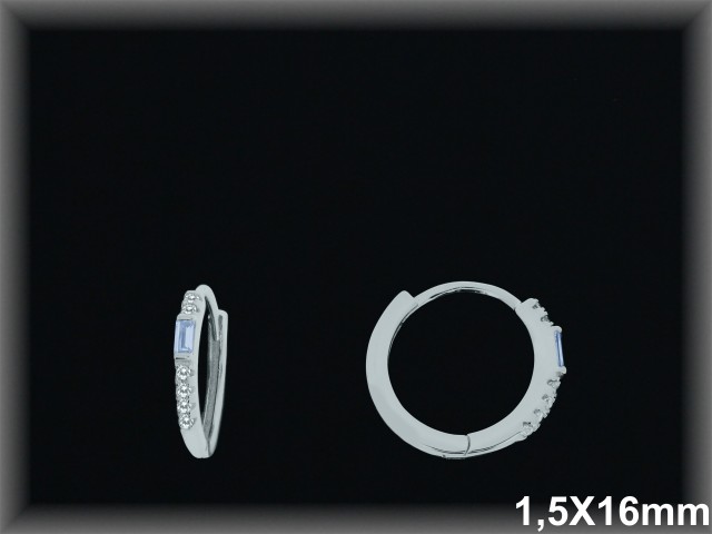 Mayorista de Plata de Aros ref AZ388G  Aros de Plata al por Mayor