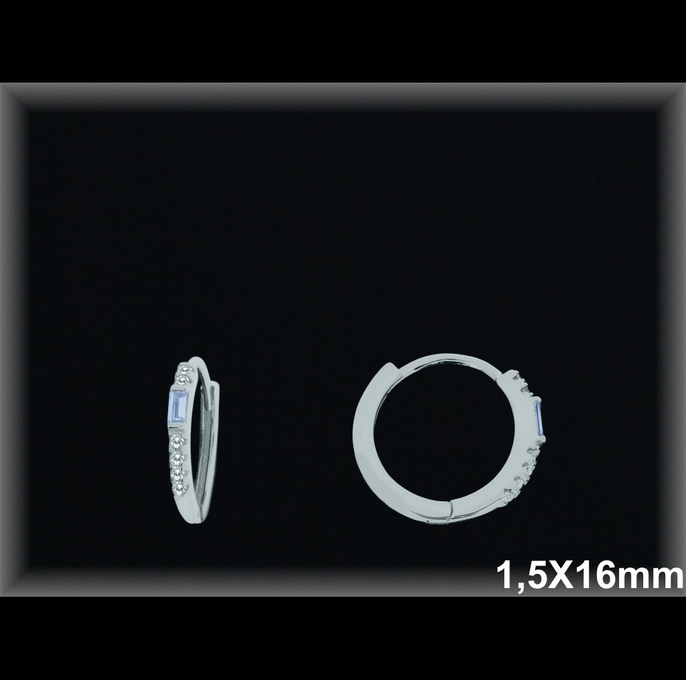 Mayorista de Plata de Aros ref AZ388G  Aros de Plata al por Mayor