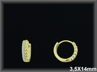 Mayorista de Plata de Aros ref AZ389C  Aros de Plata al por Mayor