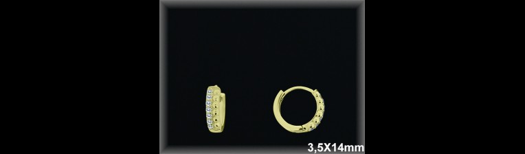 Mayorista de Plata de Aros ref AZ389C  Aros de Plata al por Mayor